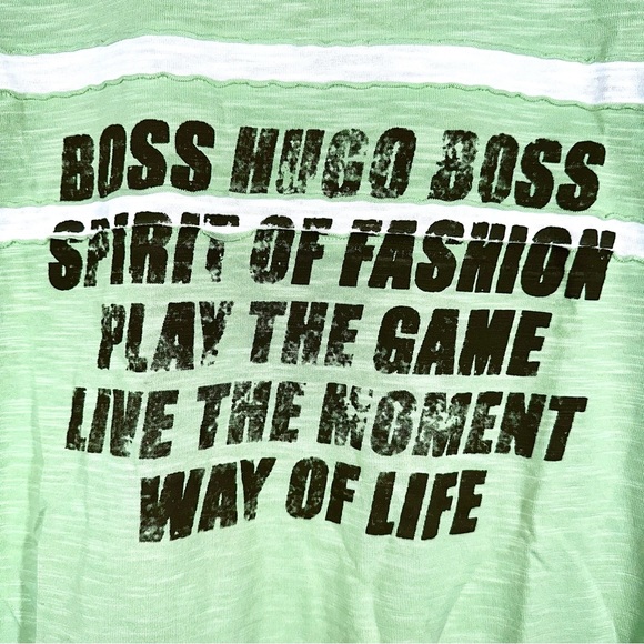 Hugo Boss 100% Cotton Graphic T-Shirt Medium EUC - Picture 4 of 6